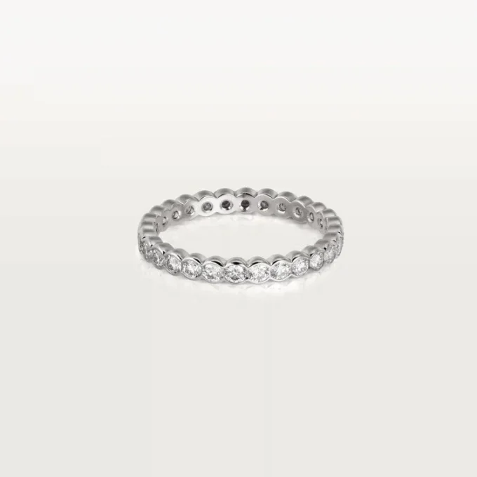 Fede nuziale Broderie De Cartier – Oro bianco, diamanti – Cartier
