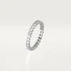Fede nuziale Broderie De Cartier – Oro bianco, diamanti – Cartier