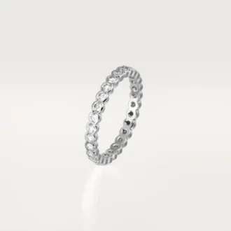 Fede nuziale Broderie De Cartier – Oro bianco, diamanti – Cartier