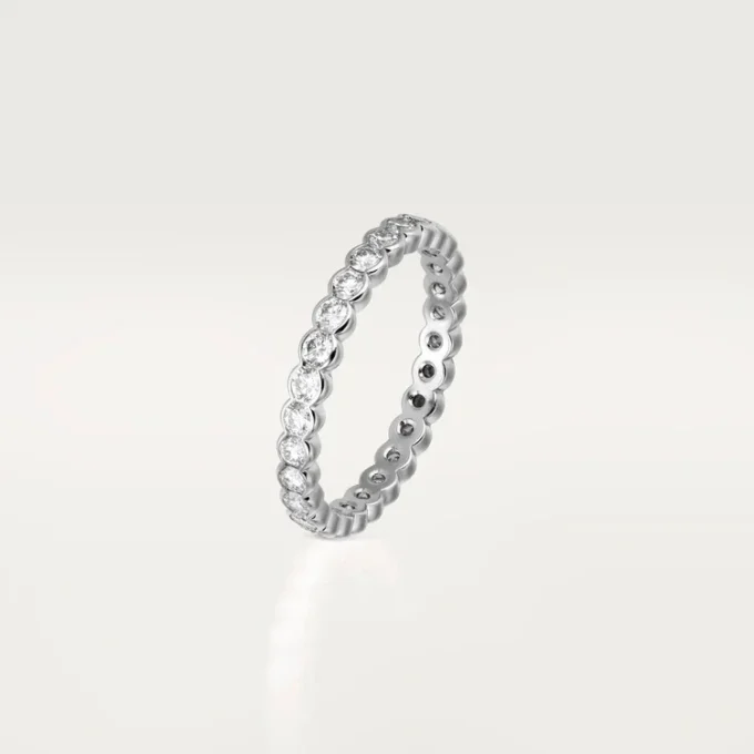Fede nuziale Broderie De Cartier – Oro bianco, diamanti – Cartier