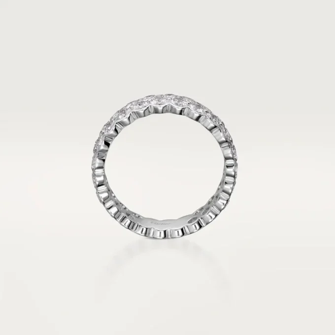 Fede nuziale Broderie De Cartier – Oro bianco, diamanti – Cartier