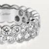 Fede nuziale Broderie De Cartier – Oro bianco, diamanti – Cartier