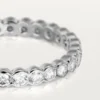 Fede nuziale Broderie De Cartier – Oro bianco, diamanti – Cartier