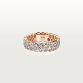 Fede nuziale Broderie De Cartier – Oro rosa, diamanti – Cartier