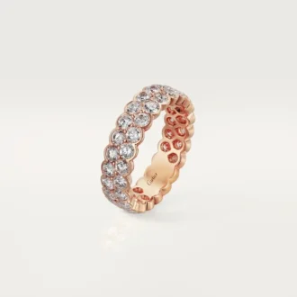 Fede nuziale Broderie De Cartier – Oro rosa, diamanti – Cartier