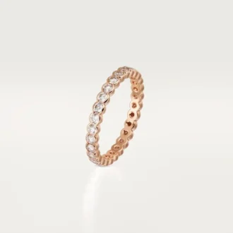 Fede nuziale Broderie De Cartier – Oro rosa, diamanti – Cartier