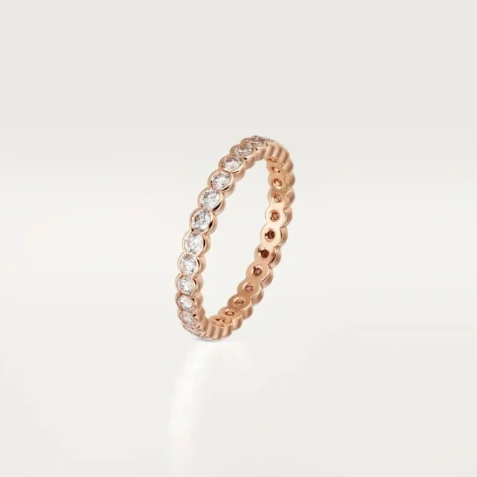 Fede nuziale Broderie De Cartier – Oro rosa, diamanti – Cartier
