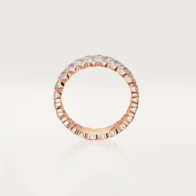 Fede nuziale Broderie De Cartier – Oro rosa, diamanti – Cartier
