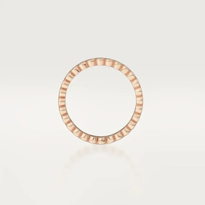 Fede nuziale Broderie De Cartier – Oro rosa, diamanti – Cartier
