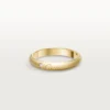 Fede nuziale C De Cartier, larghezza 3 mm, 1 diamante