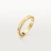 Fede nuziale C De Cartier, larghezza 3 mm, 1 diamante