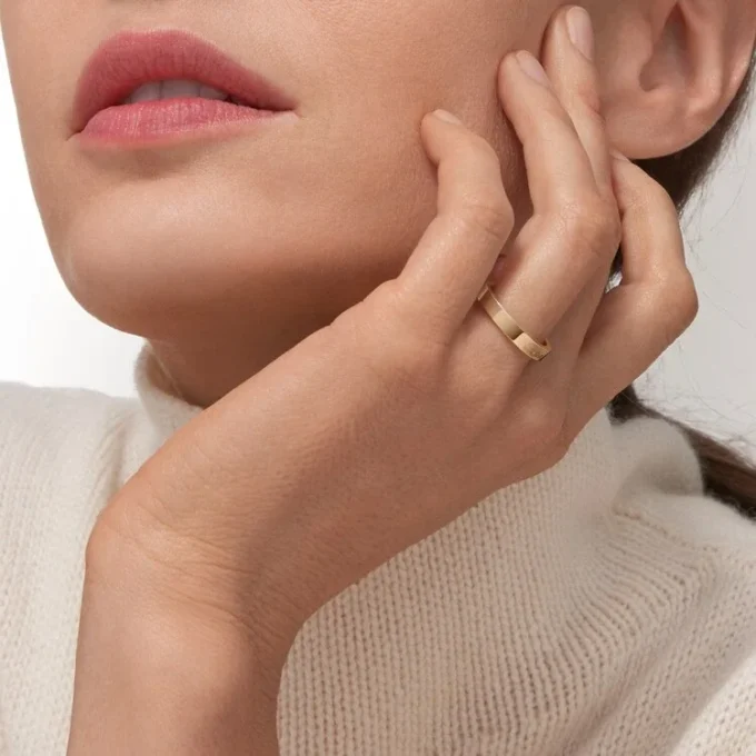 Fede nuziale C De Cartier, larghezza 3 mm
