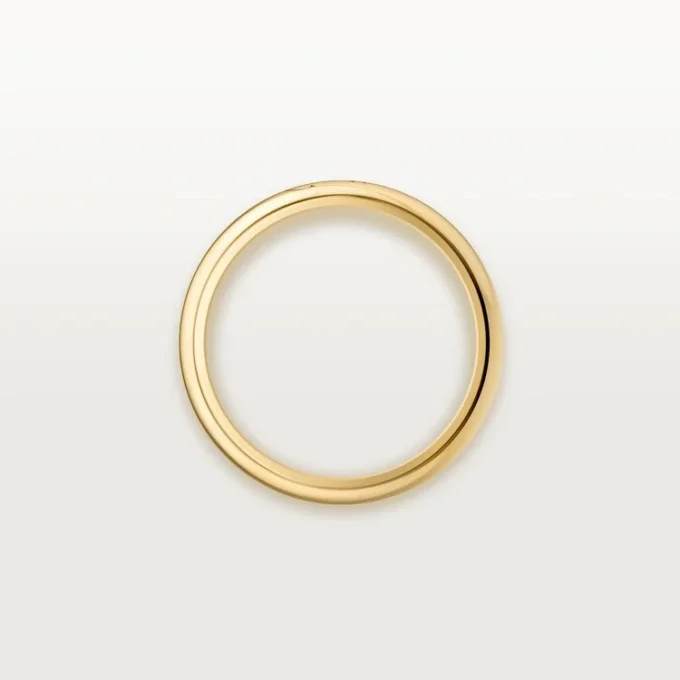 Fede nuziale C De Cartier, larghezza 3 mm