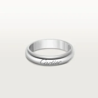 Fede nuziale C De Cartier, larghezza 4 mm