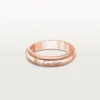 Fede nuziale C De Cartier, larghezza 4 mm, 1 diamante