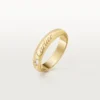 Fede nuziale C De Cartier, larghezza 4 mm, 1 diamante