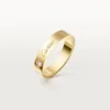 Fede nuziale C De Cartier, larghezza 4 mm, 1 diamante