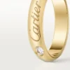 Fede nuziale C De Cartier, larghezza 4 mm, 1 diamante