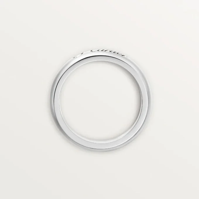 Fede nuziale C De Cartier, larghezza 4 mm, 1 diamante
