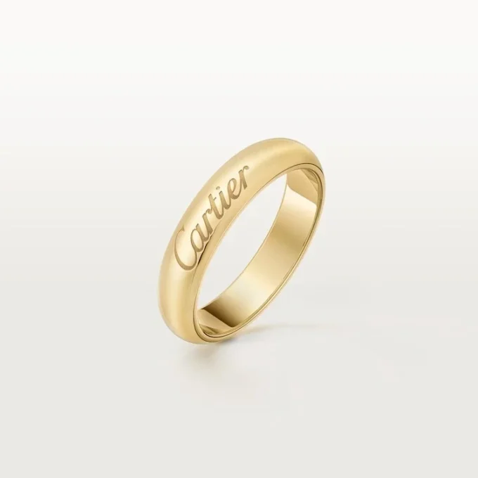 Fede nuziale C De Cartier, larghezza 4 mm