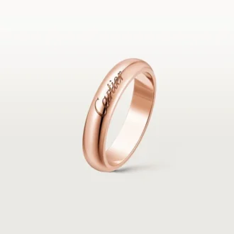Fede nuziale C De Cartier, larghezza 4 mm