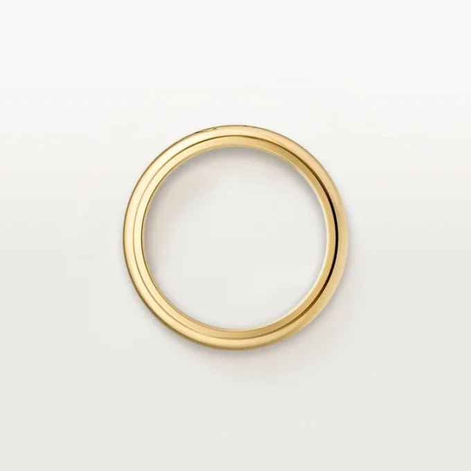 Fede nuziale C De Cartier, larghezza 4 mm