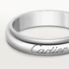 Fede nuziale C De Cartier, larghezza 4 mm