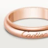 Fede nuziale C De Cartier, larghezza 4 mm