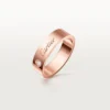 Fede nuziale C De Cartier, larghezza 5 mm, 1 diamante