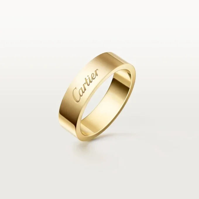 Fede nuziale C De Cartier, larghezza 5 mm