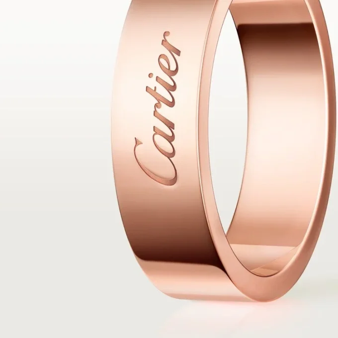 Fede nuziale C De Cartier, larghezza 5 mm