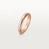 Fede nuziale C De Cartier – Oro rosa, diamanti – Cartier