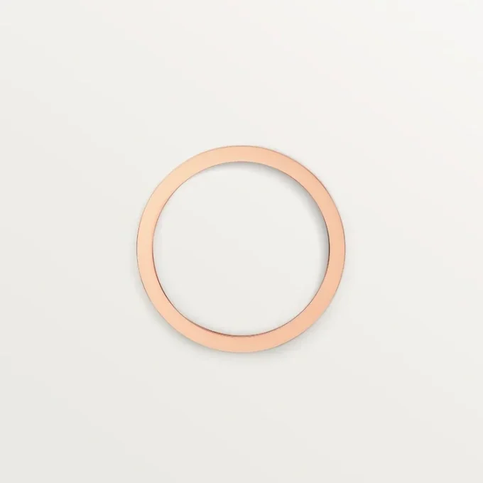 Fede nuziale C De Cartier – Oro rosa, diamanti – Cartier