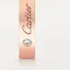Fede nuziale C De Cartier – Oro rosa, diamanti – Cartier