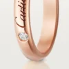Fede nuziale C De Cartier – Oro rosa, diamanti – Cartier