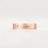 Fede nuziale C De Cartier – Oro rosa, diamanti – Cartier