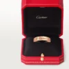 Fede nuziale C De Cartier – Oro rosa, diamanti – Cartier