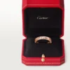 Fede nuziale C De Cartier – Oro rosa, diamanti – Cartier