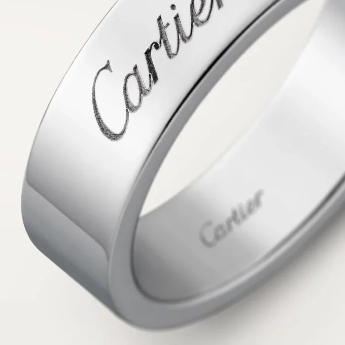 Fede nuziale C De Cartier – Platino – Cartier