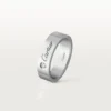 Fede nuziale C De Cartier – Platino, diamanti – Cartier