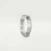 Fede nuziale C De Cartier – Platino, diamanti – Cartier