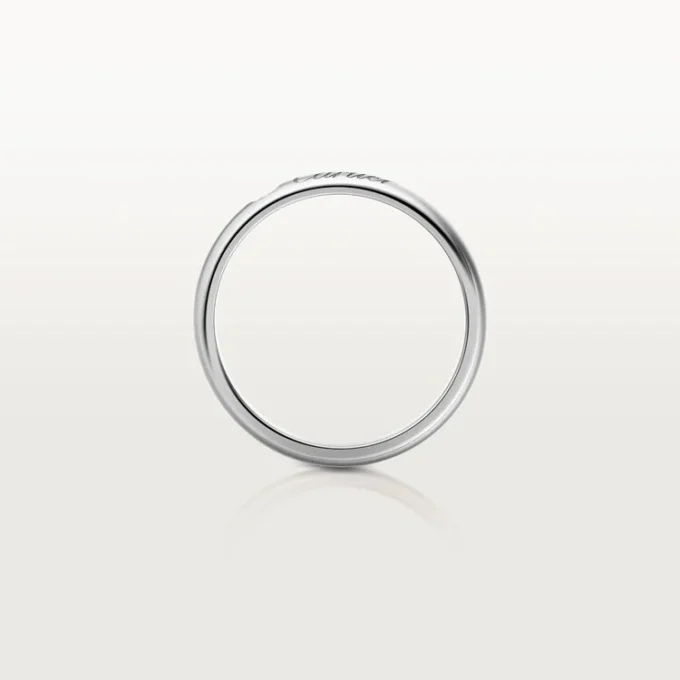 Fede nuziale C De Cartier – Platino, diamanti – Cartier