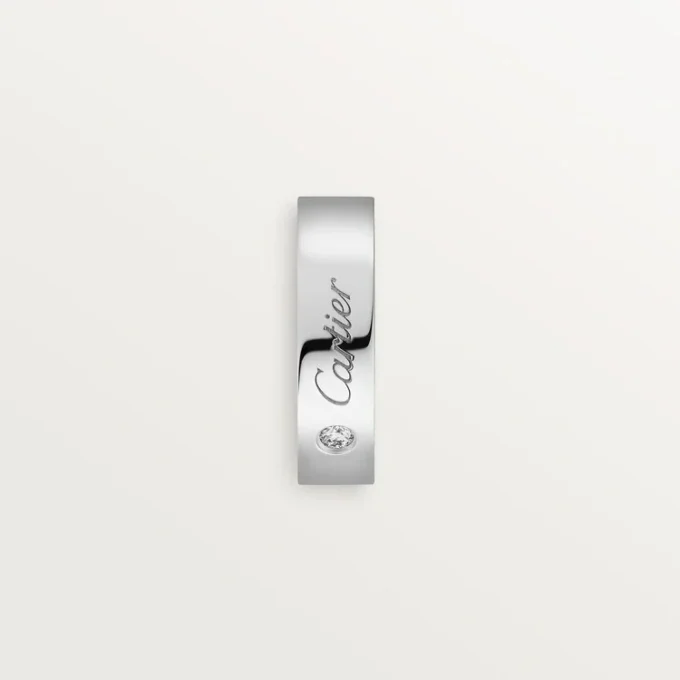 Fede nuziale C De Cartier – Platino, diamanti – Cartier