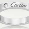 Fede nuziale C De Cartier – Platino, diamanti – Cartier