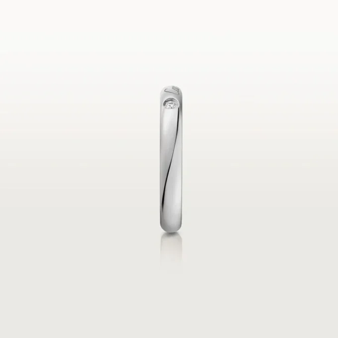 Fede nuziale C De Cartier – Platino, diamanti – Cartier