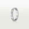 Fede nuziale C De Cartier – Platino, diamanti – Cartier