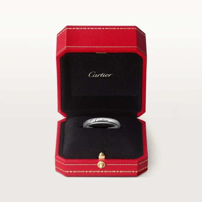 Fede nuziale C De Cartier – Platino, diamanti – Cartier