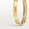 Fede nuziale Cartier D’amour, larghezza 2,3 mm, pavé