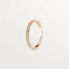 Fede nuziale Cartier D’amour – Oro rosa, diamanti – Cartier