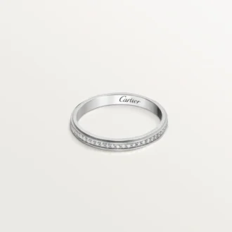 Fede nuziale Cartier D’amour – Platino, diamanti – Cartier